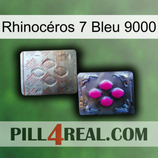 Rhinocéros 7 Bleu 9000 38